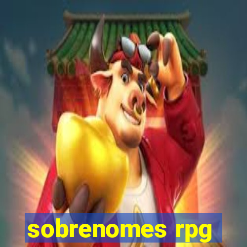 sobrenomes rpg